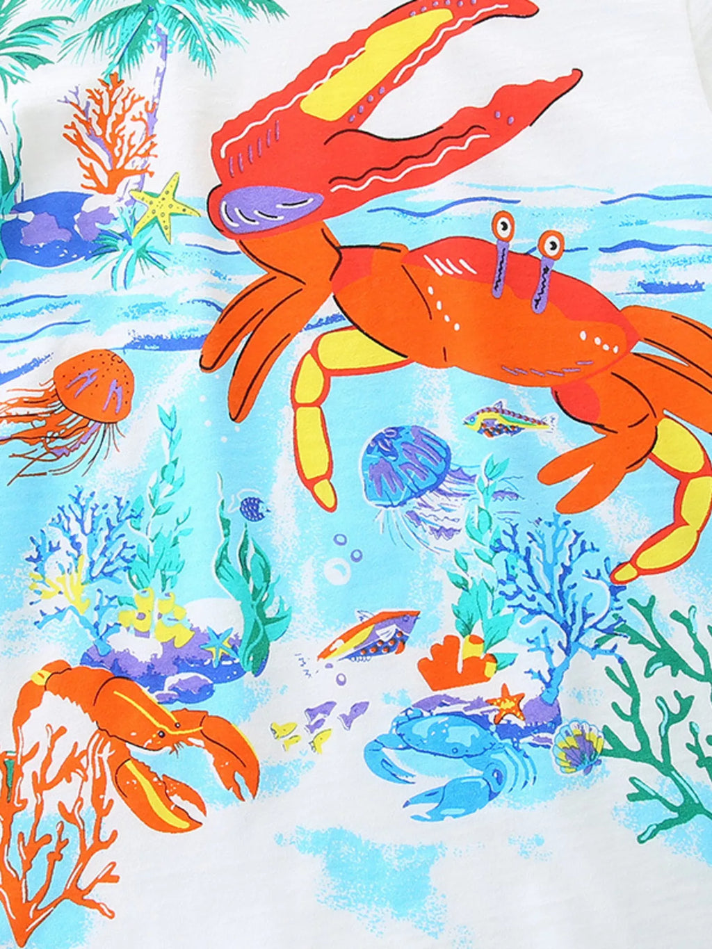Children's Crab Round Neck T-Shirt