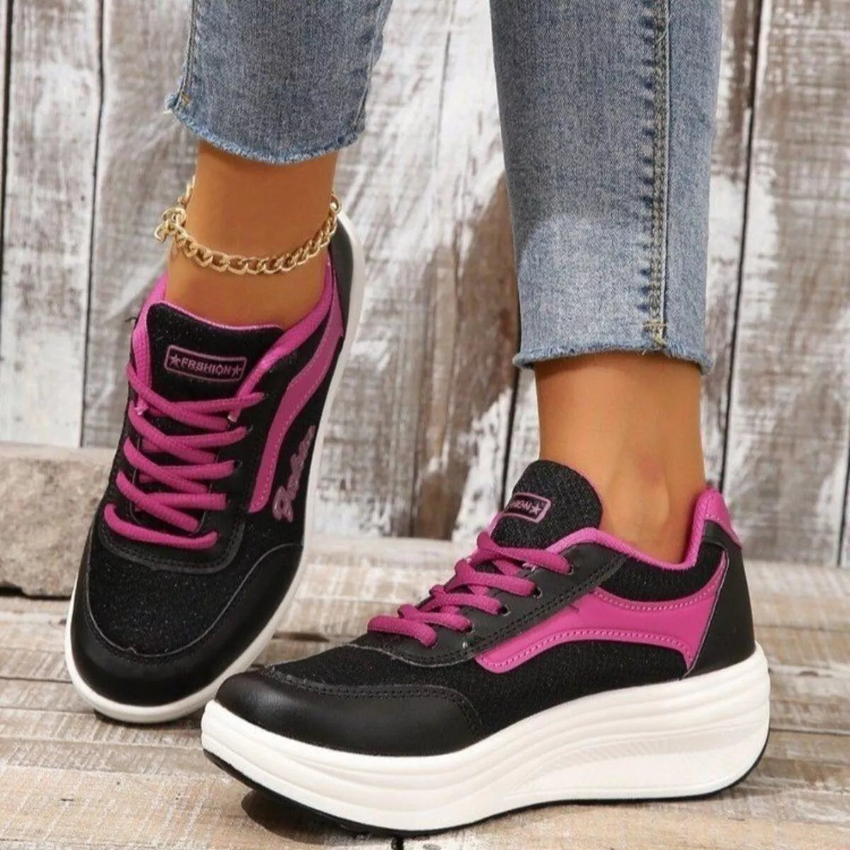 Round Toe Platform Athletic