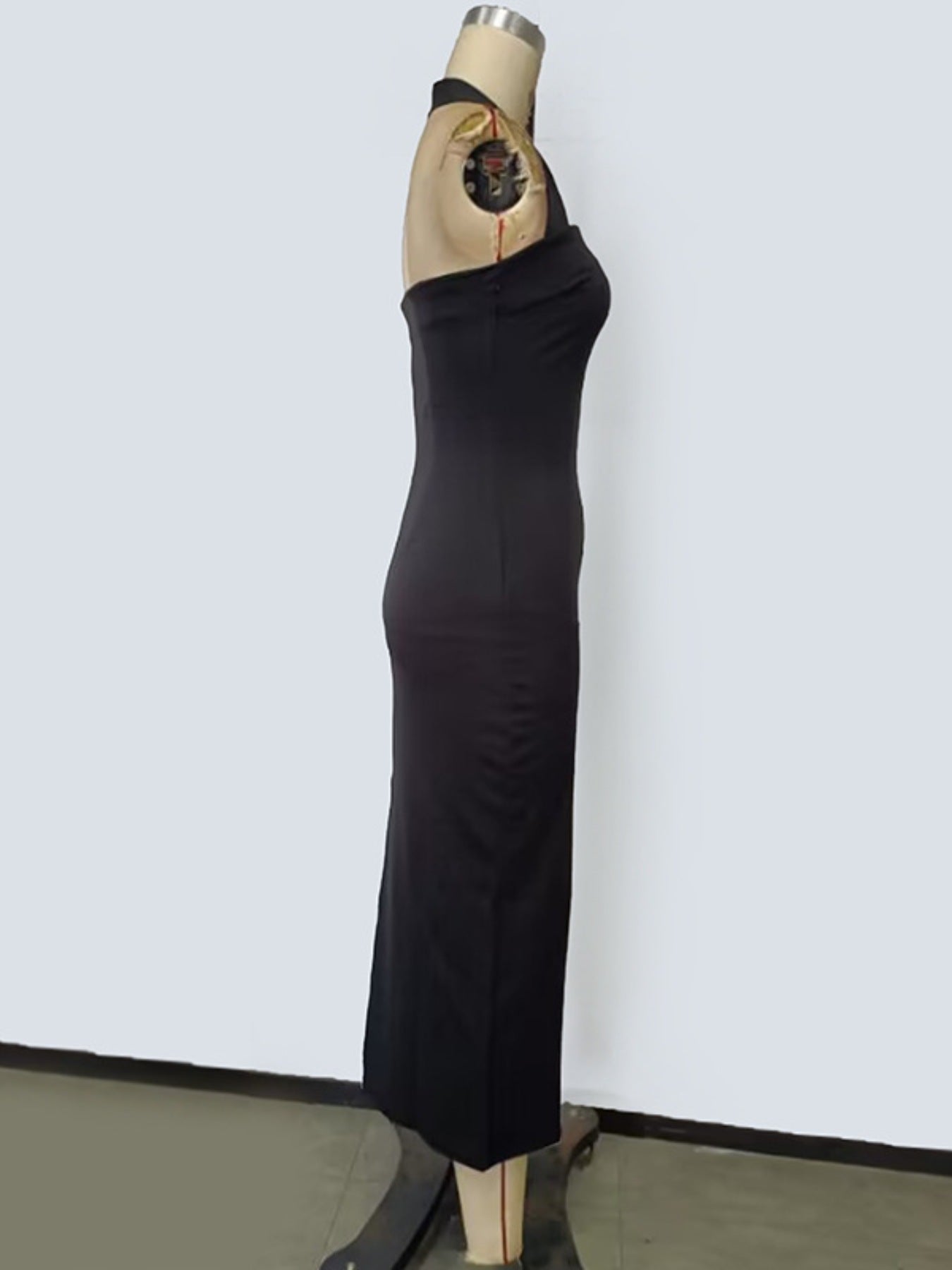 Halter Neck Bodycon Midi Dress