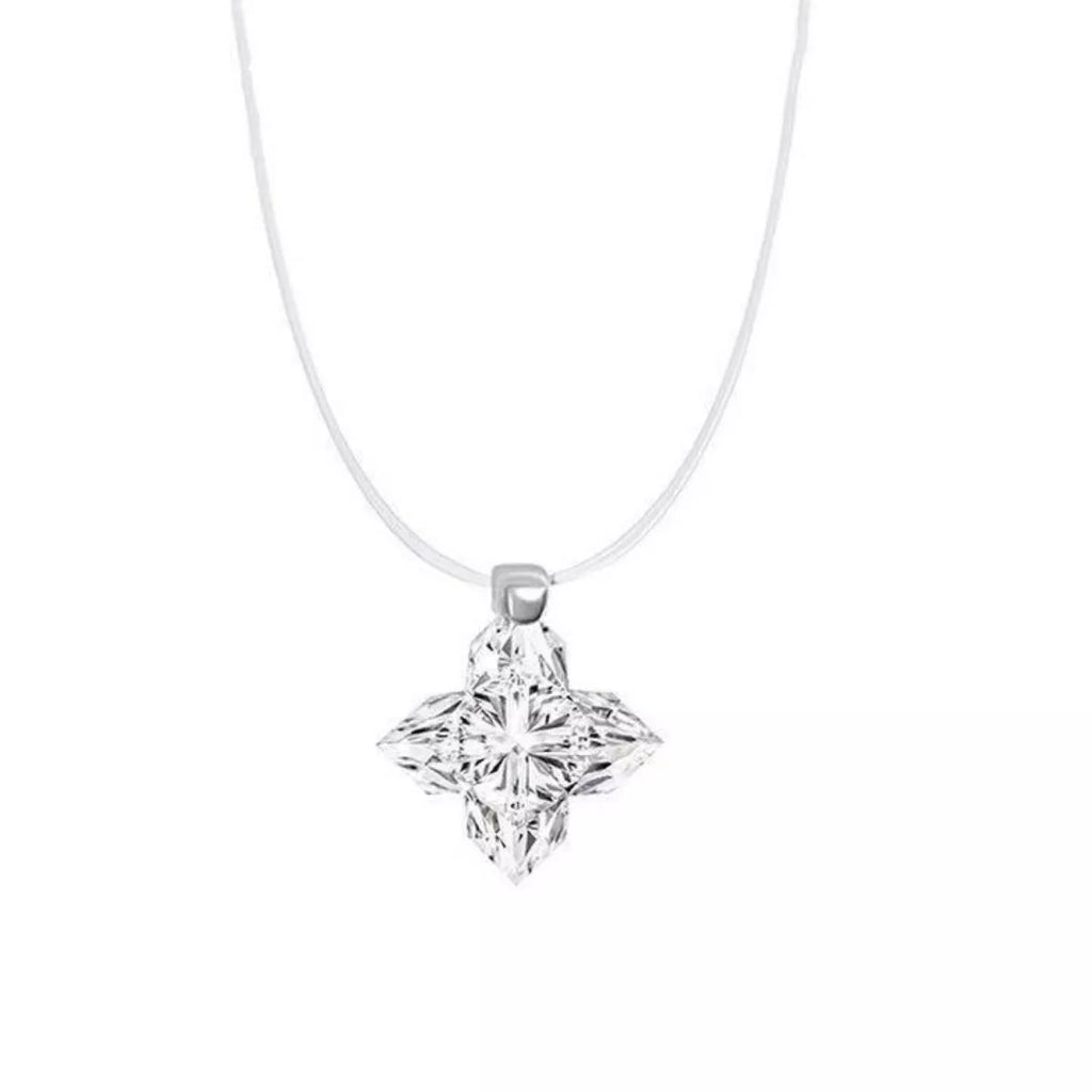 2 Carat 925 Sterling Silver Moissanite Star Pendant Necklace
