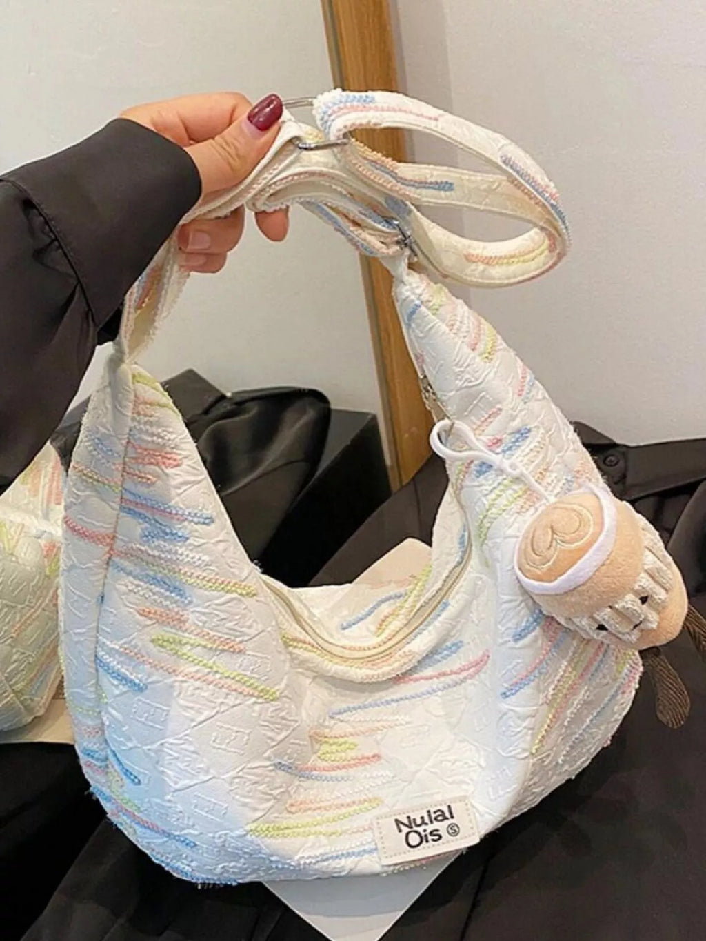 Cartoon Charm Crossbody Bag