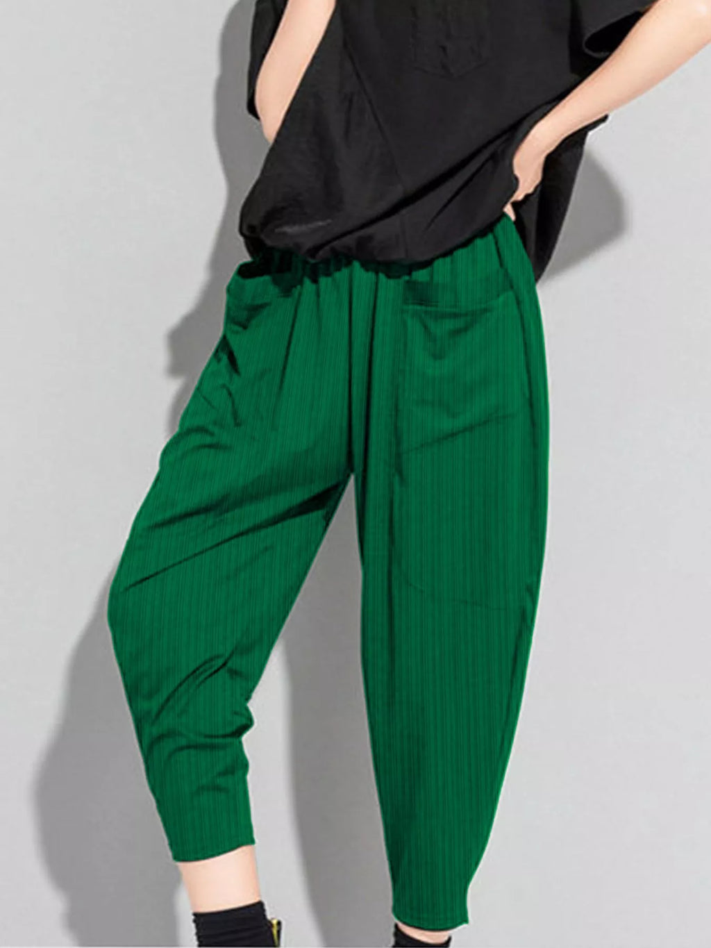Plus Size Loose Fit Harem Pants