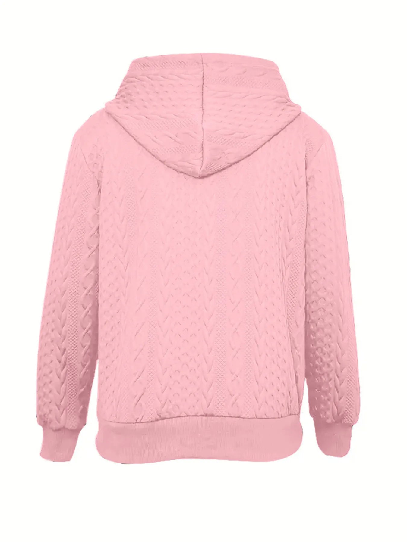 Drawstring Zip Up Hooded Jacket