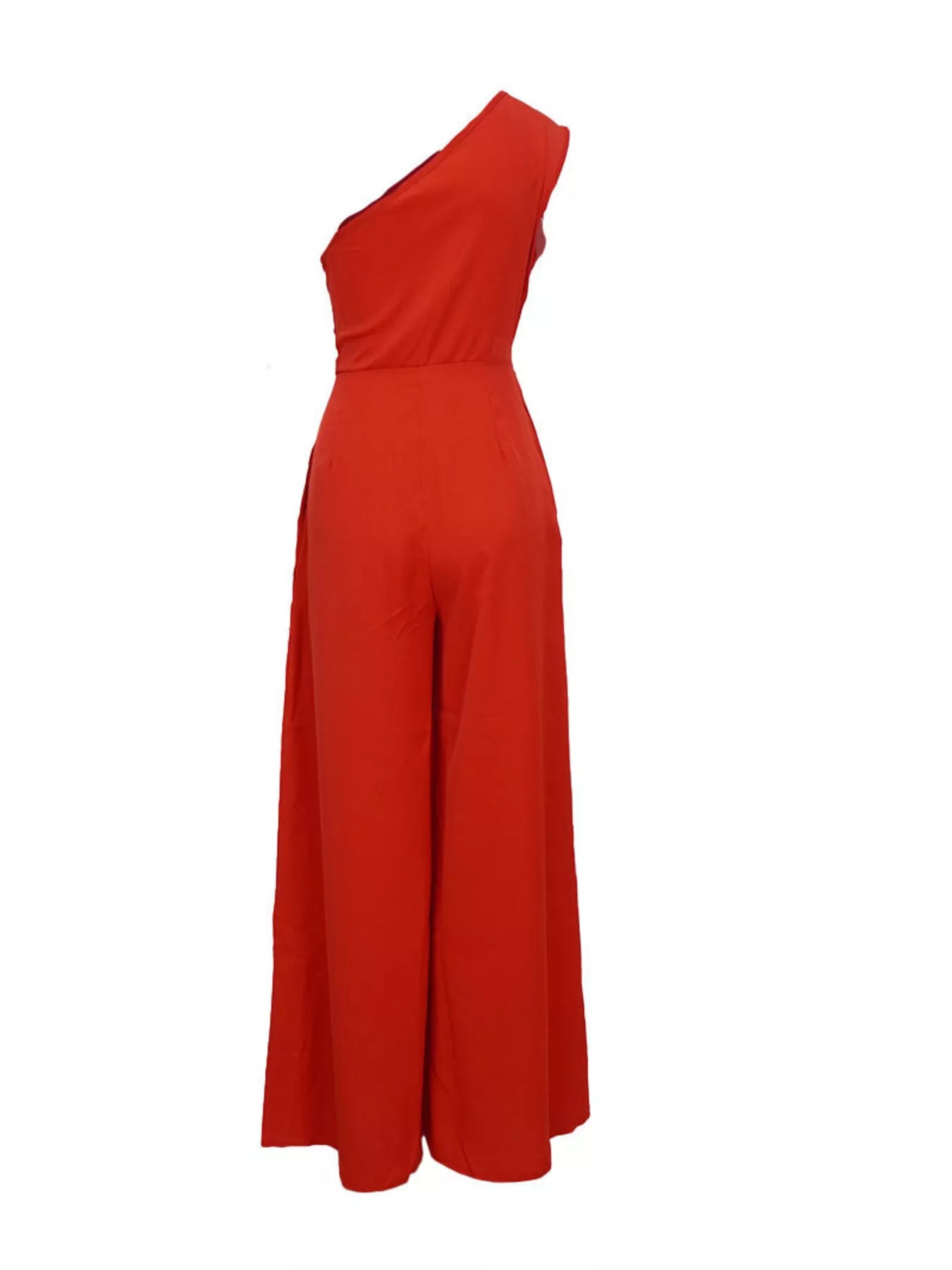 Full Size One-Shoulder Wide Leg Jumpsuit Plus Size