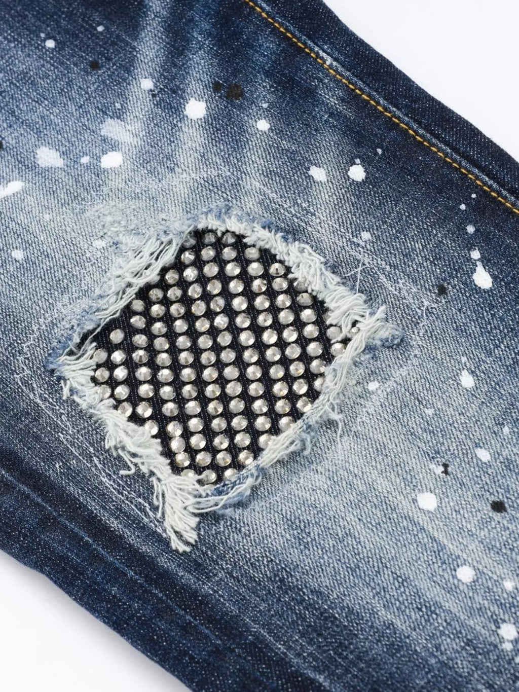Men's Distressed Slim Fit Jeans