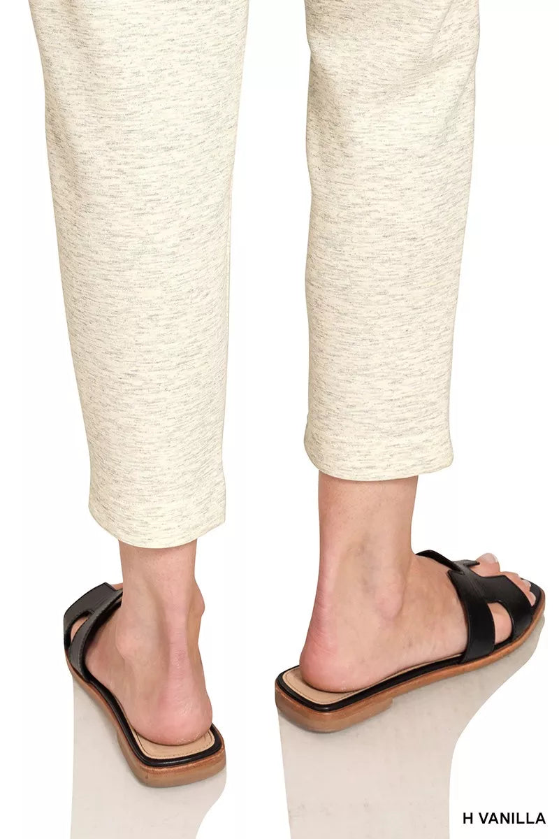 Zenana Scuba Capri Sweatpants with Pocket