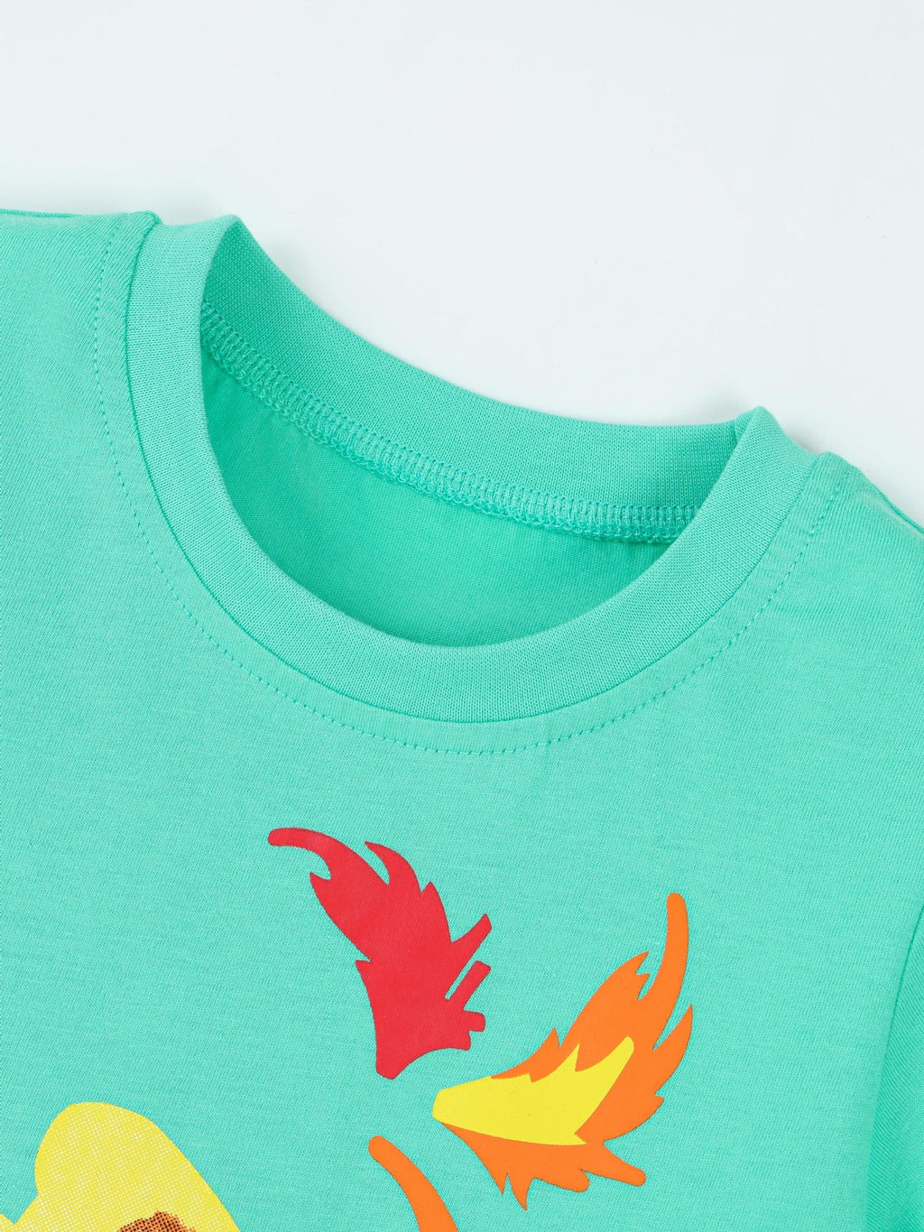 Children's Dinosaur Round Neck Short Sleeve T-Shirt