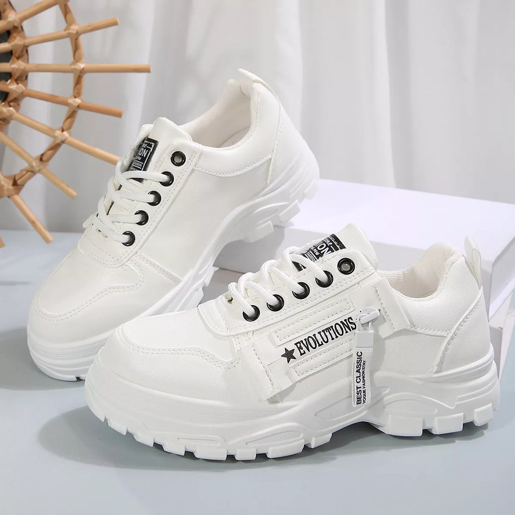 Lace Up Round Toe Athletic