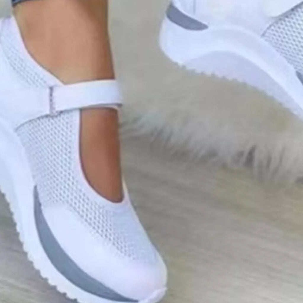 Round Toe Mesh Slip-Ons