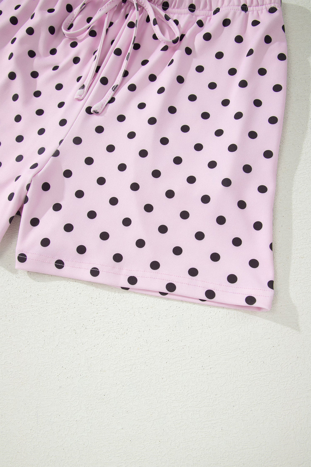 Polka Dot Halter Tank & Elastic Shorts Set