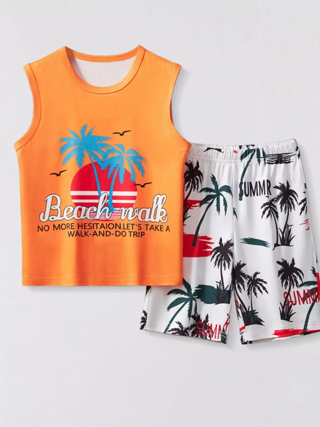 Children's Beach Walk Top and Shorts Set