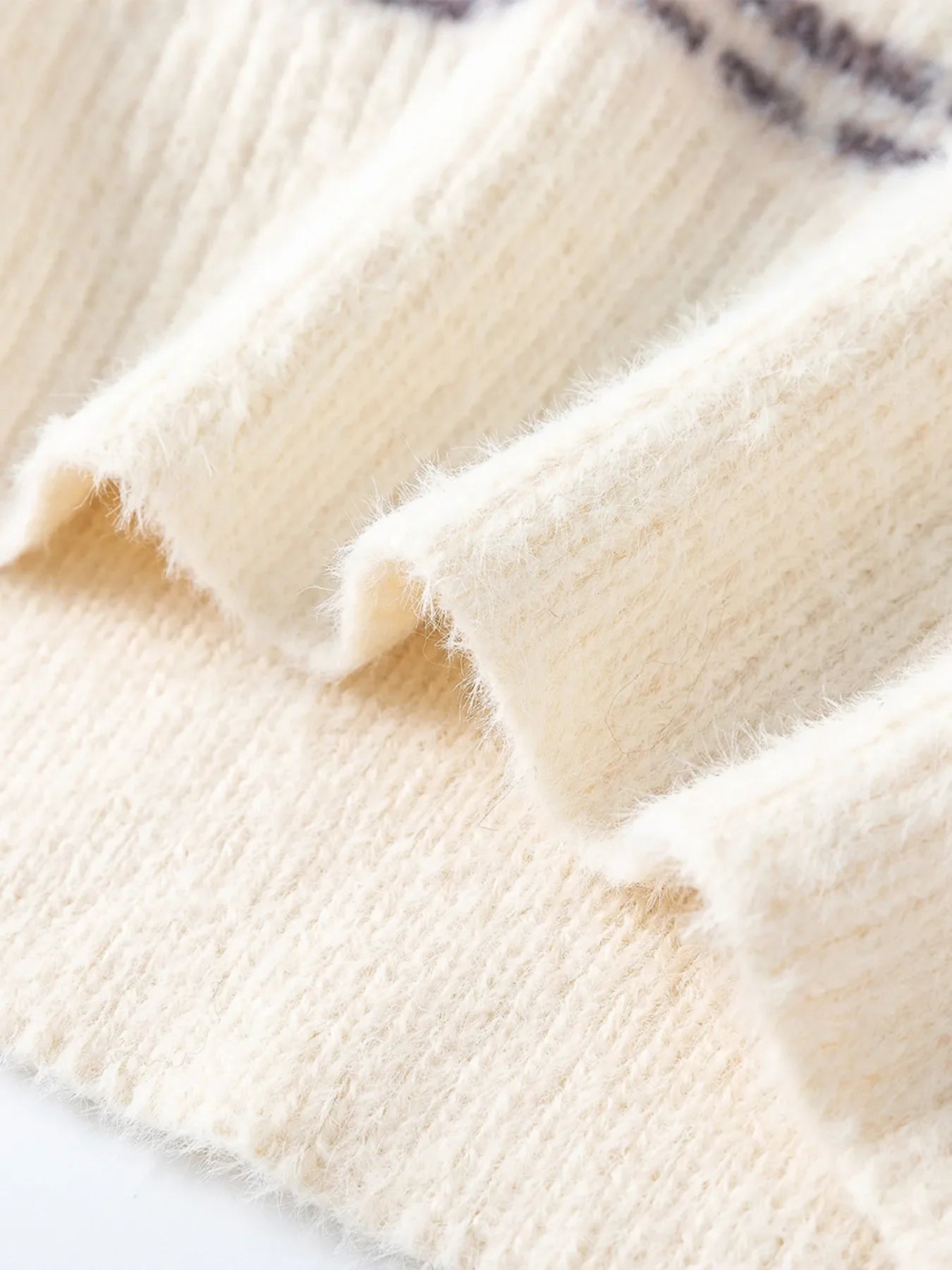 Men's Letter Crew Neck Long Sleeve Knit Sweater