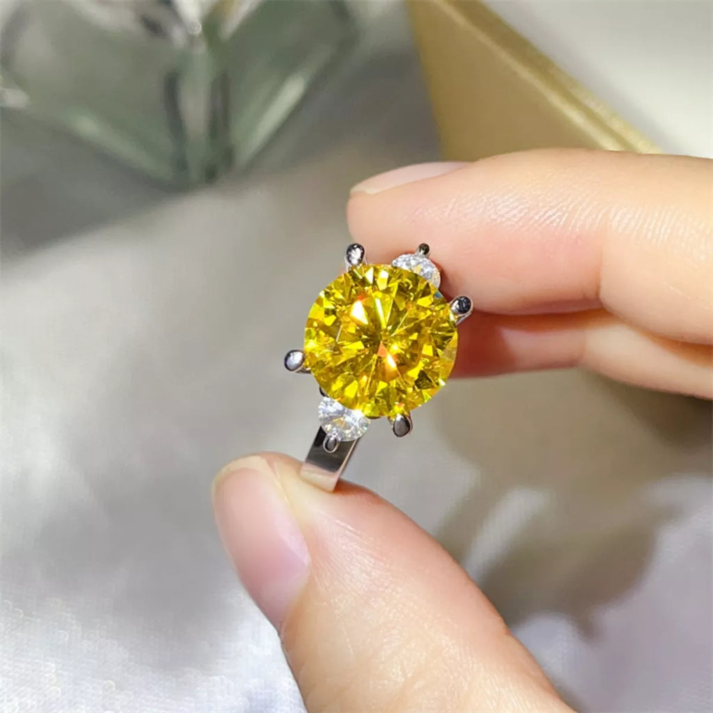 5 Carat Moissanite 925 Sterling Silver Ring