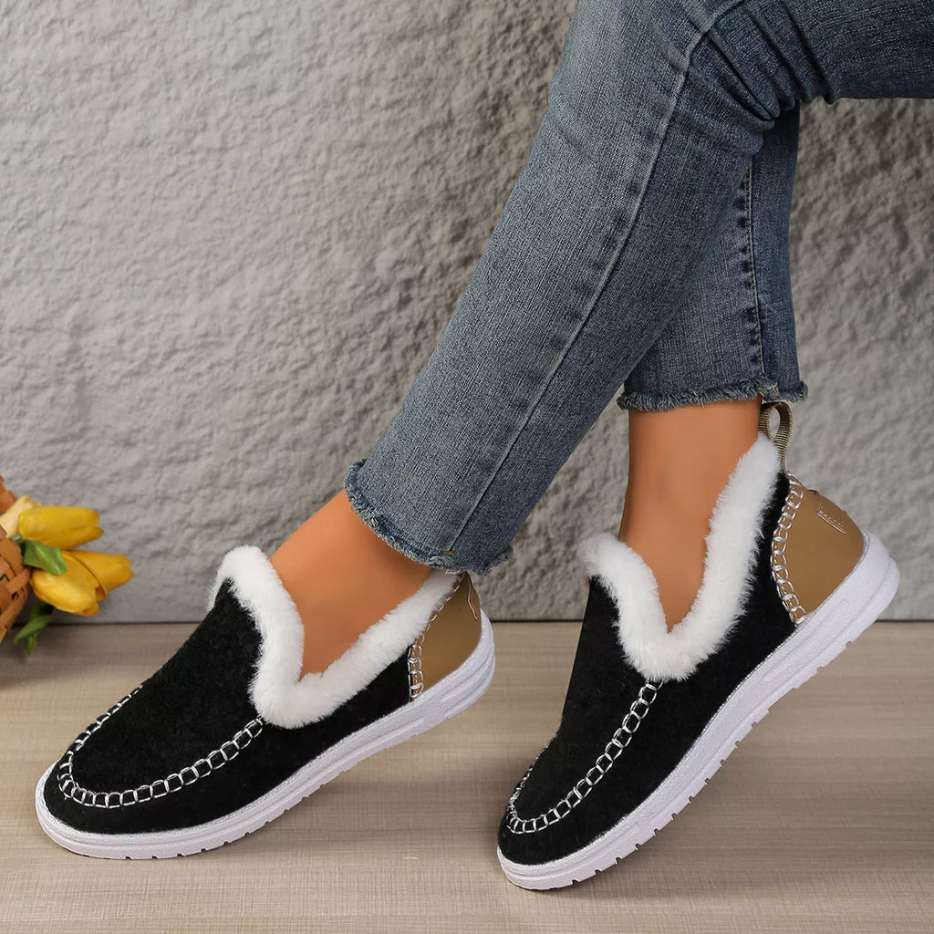 Plush-Lined Slip-Ons
