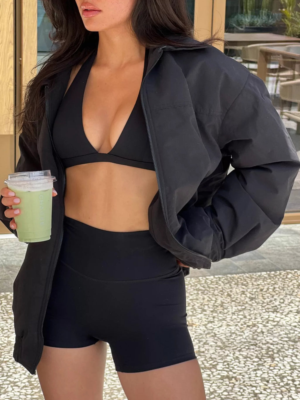 Relaxed Fit Lightweight Zip Up Jacket
