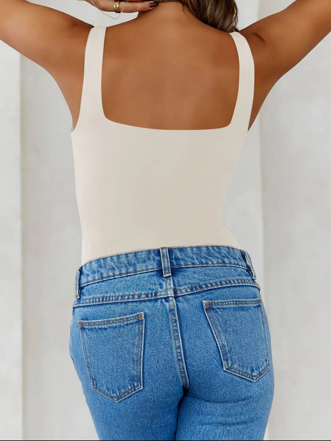 Solid Color Wide Strap Cami
