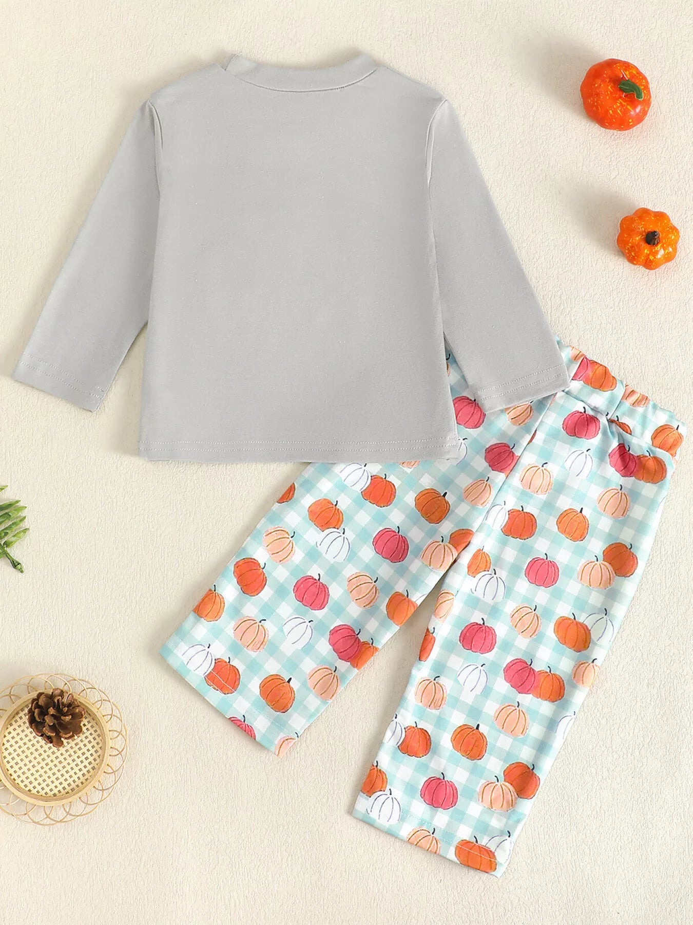 Children's Pumpkin Patch Long Sleeve Top and Pants Set