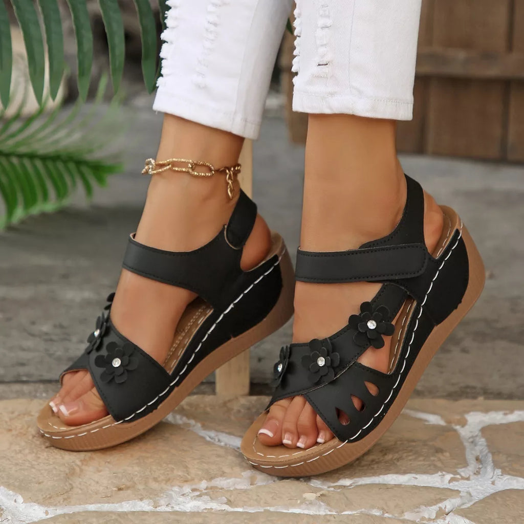 Open Toe Wedge Sandals