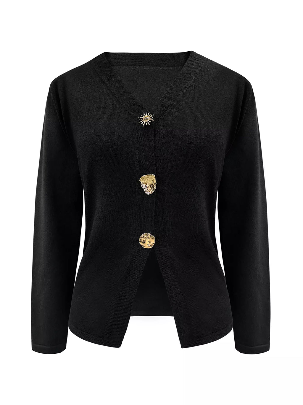 Button-Down Knit Cardigan