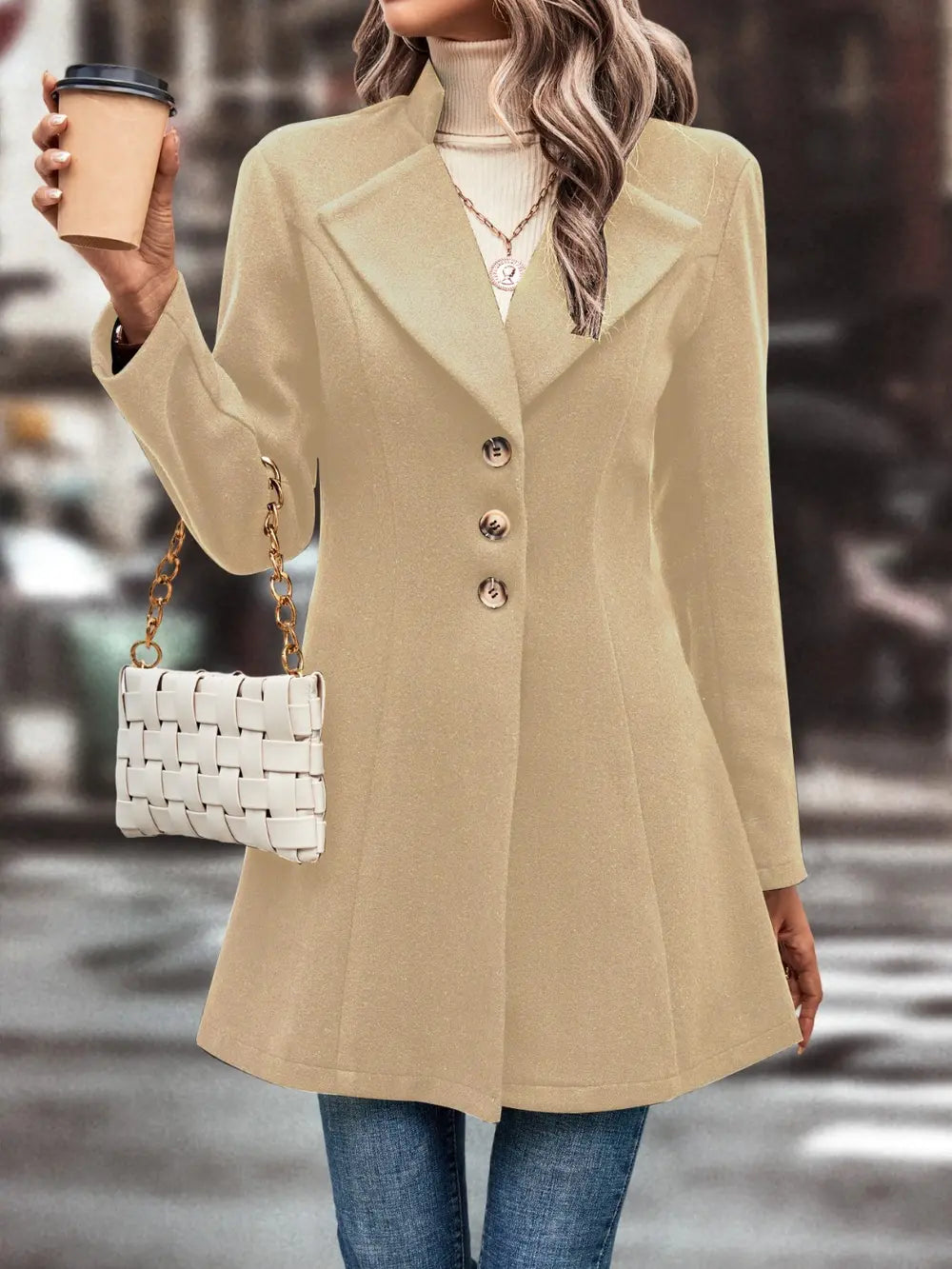 Button Up Longline Coat
