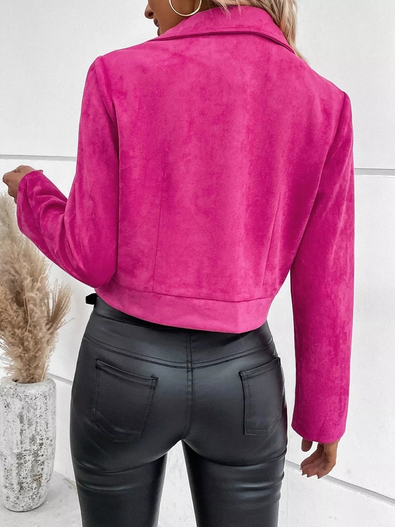 Zip Up Moto Jacket