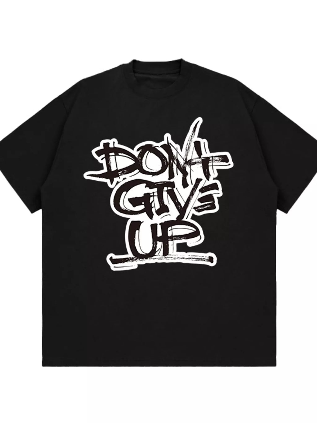Men's Letter Graphic Crew Neck T-Shirt