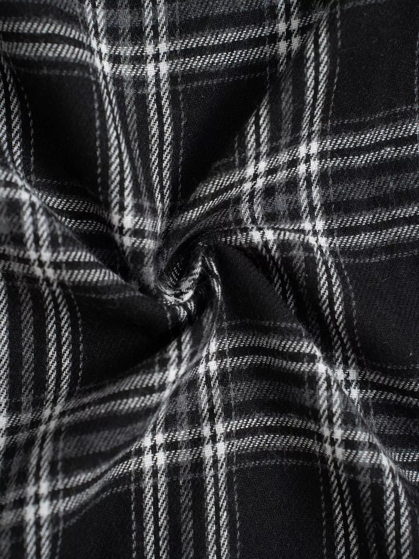 Relaxed Fit Plaid Pants