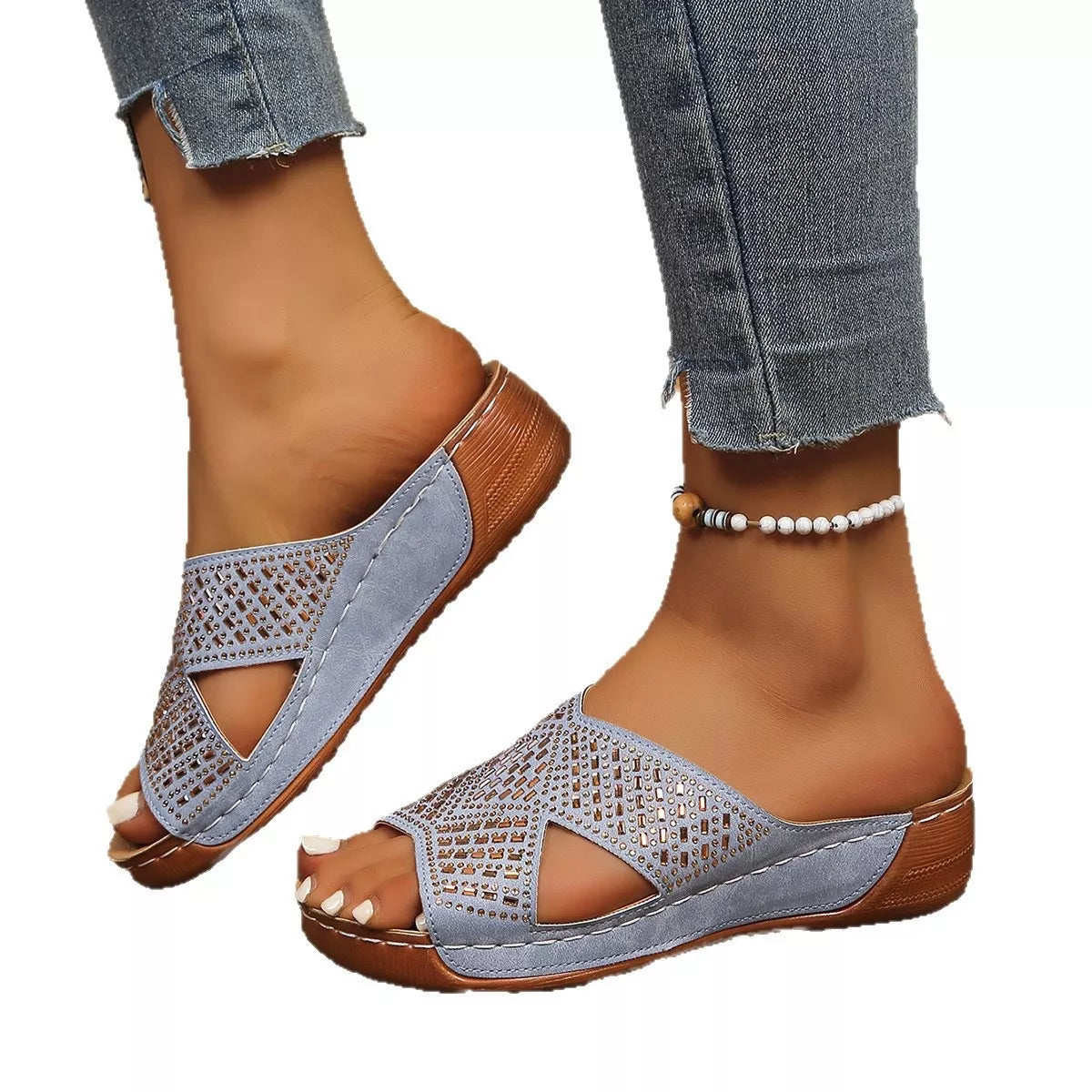 Open Toe Wedge Sandals
