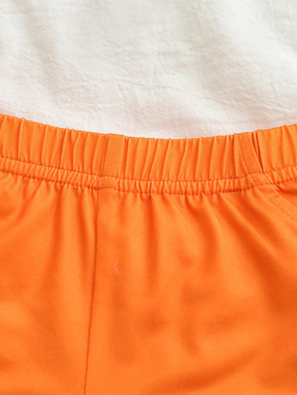 Children's Striped Polo Shirt & Solid Shorts Set
