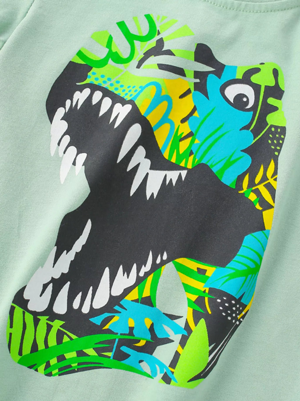 Children's Dinosaur Graphic Short Sleeve T-Shirt