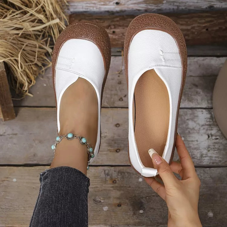Round Toe Slip-Ons