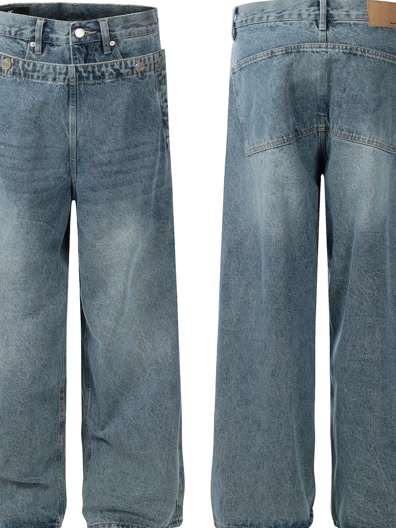 Men's Wide Leg Jeans