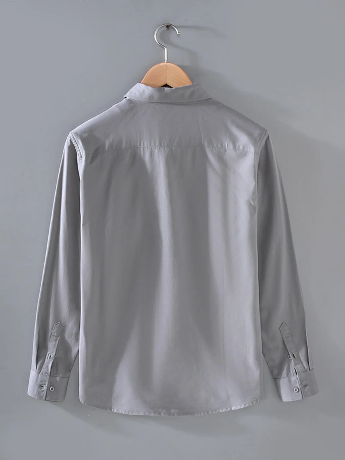 Men's Plus Size Casual Long-Sleeve Shirt