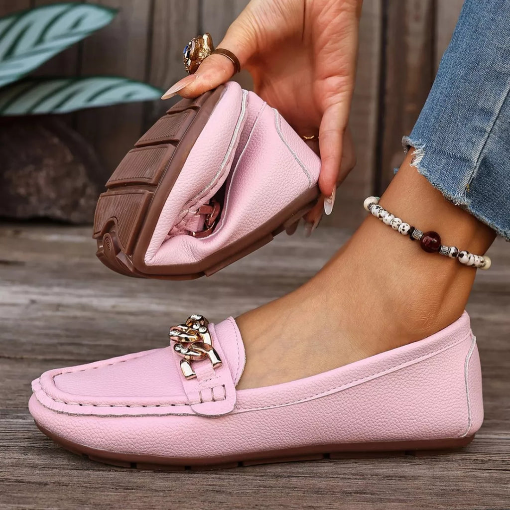 Round Toe Slip-Ons