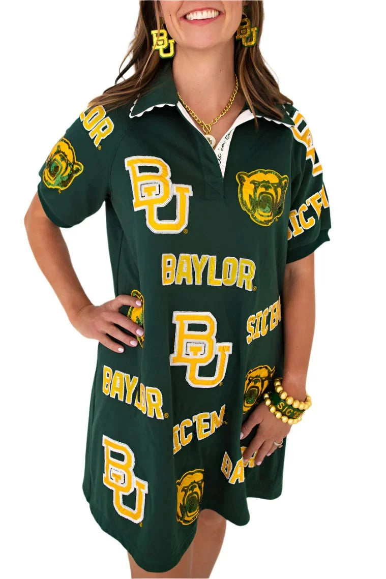 Brianna Cannon Baylor Logo Patch Dress