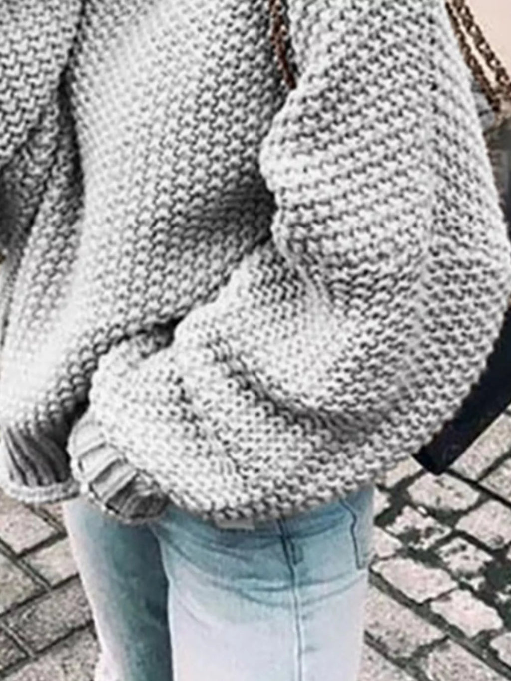 Chunky Knit Turtleneck Sweater