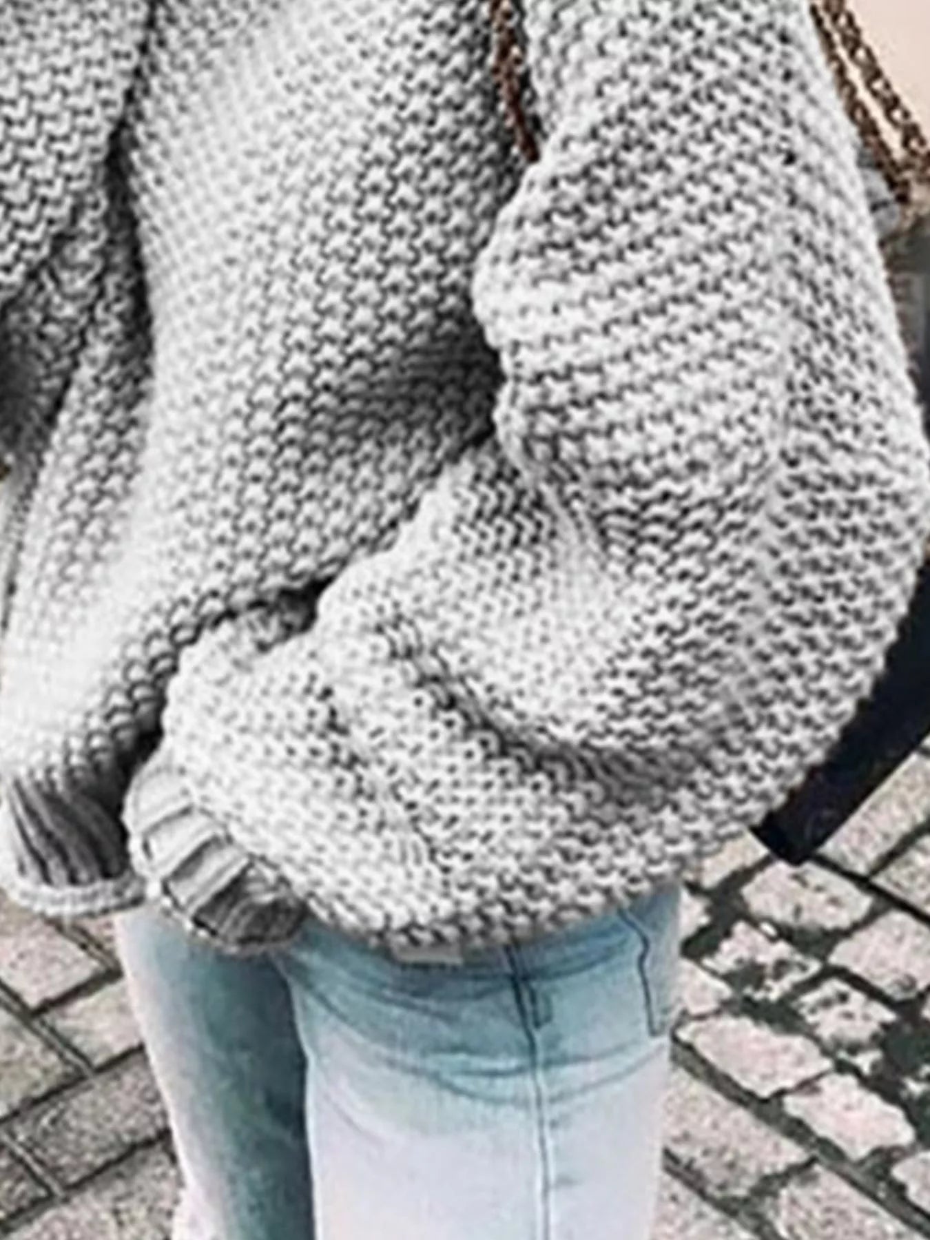 Chunky Knit Turtleneck Sweater