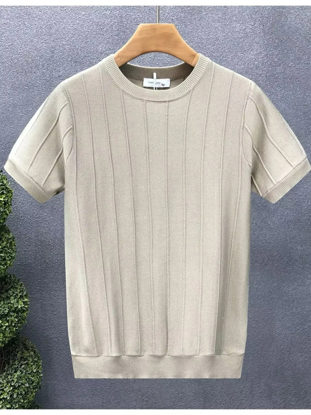 Men's Full Size Round Neck Short Sleeve T-Shirt Plus Size