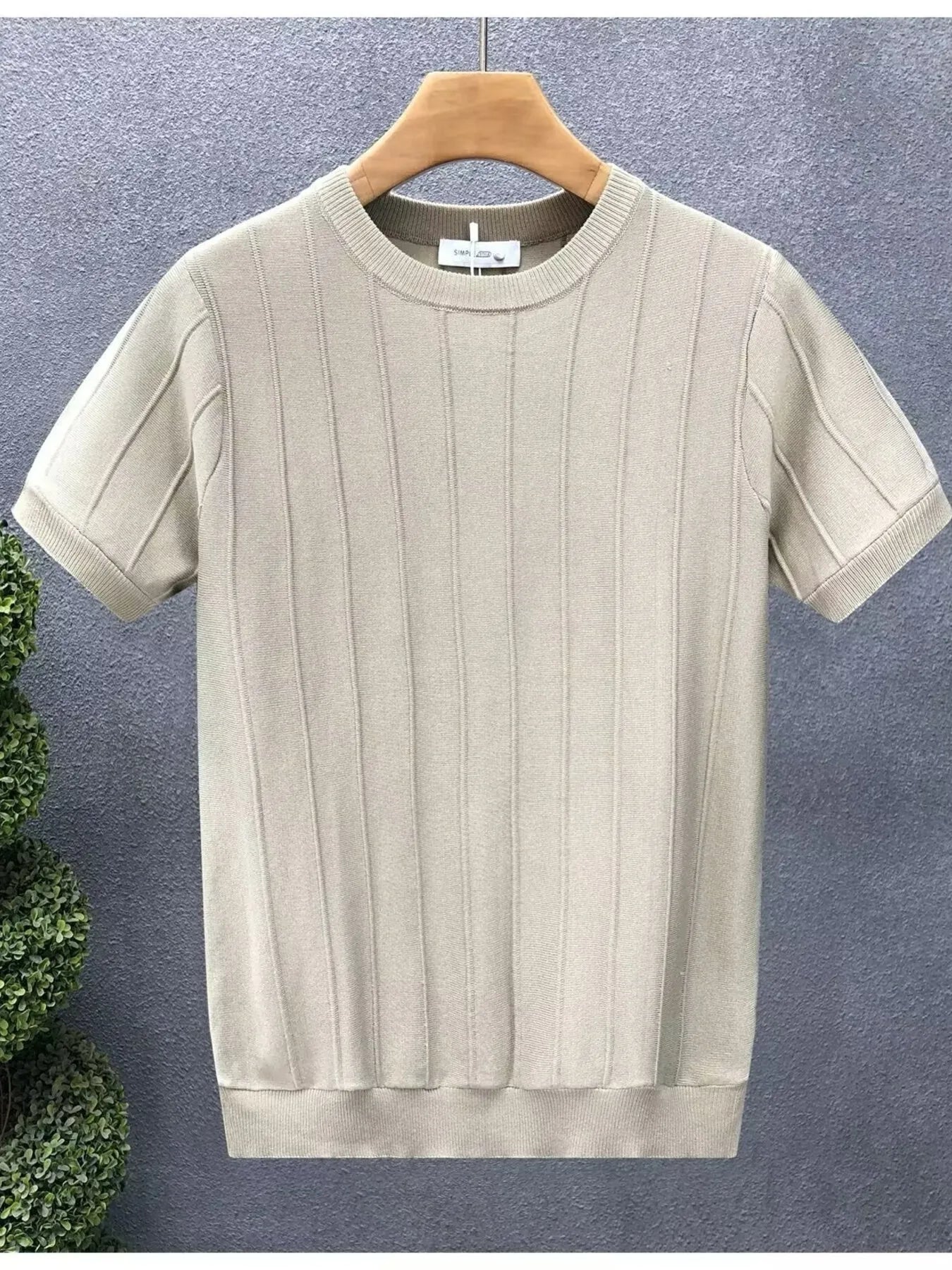 Men's Full Size Round Neck Short Sleeve T-Shirt Plus Size