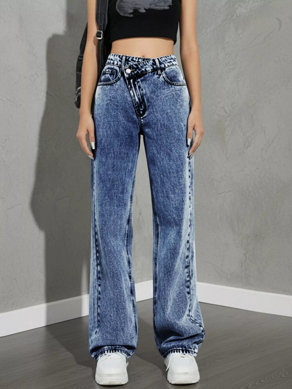 High Waist Wide Leg Jeans