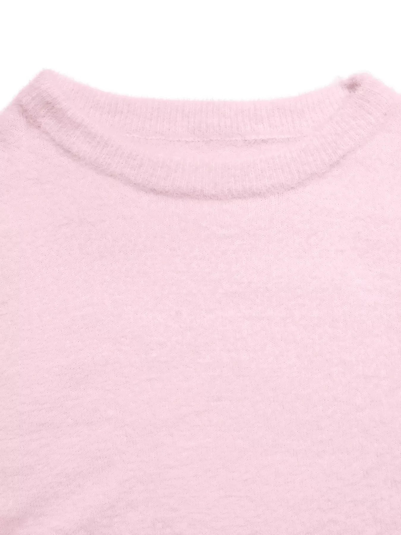 Fluffy Long Sleeve Sweater