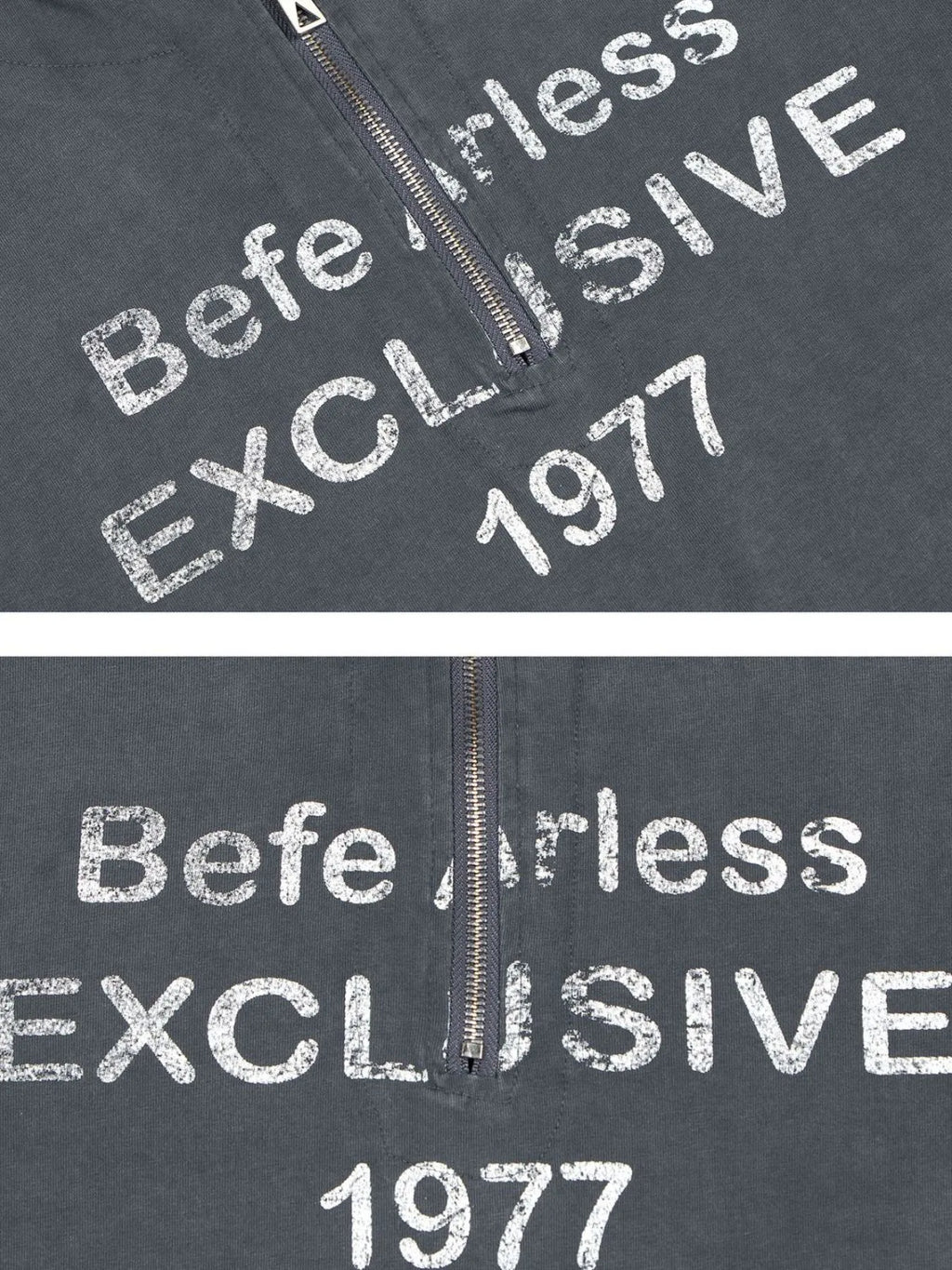 Men's Quarter Zip Short Sleeve T-Shirt