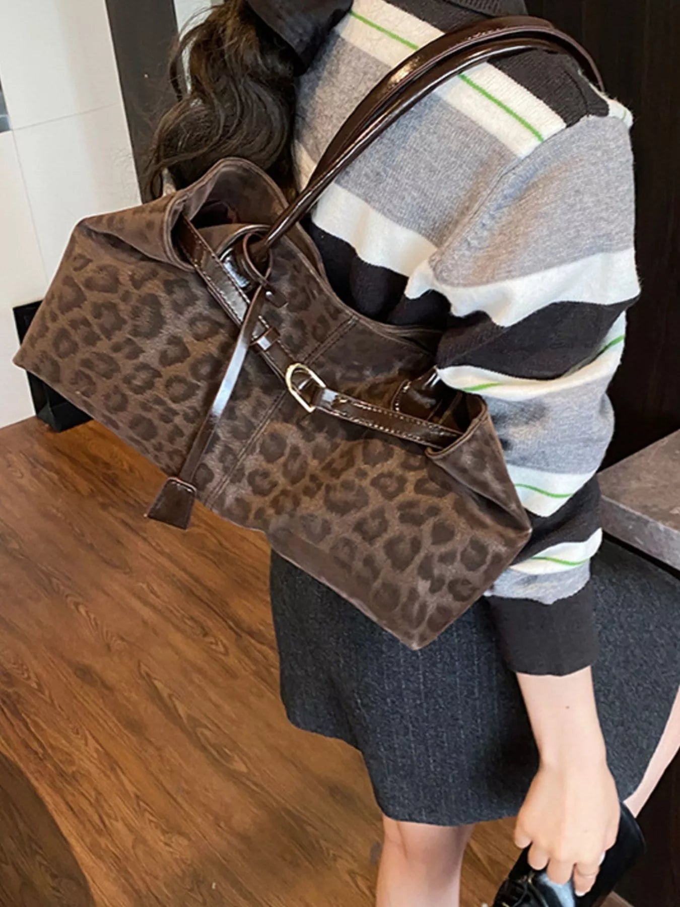 Leopard Print Handbag