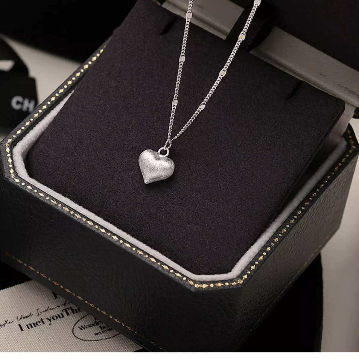 925 Sterling Silver Heart Necklace