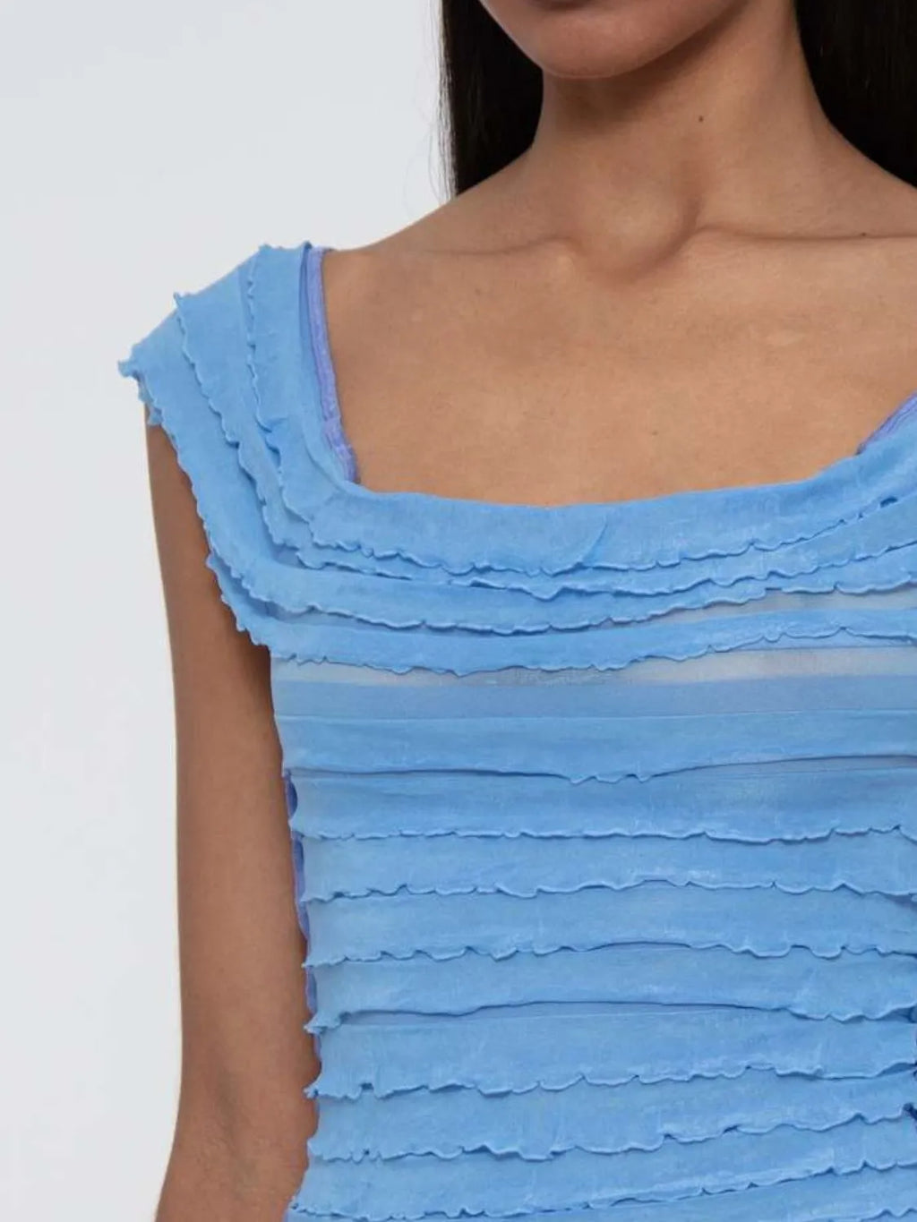 Ruched Solid Tank