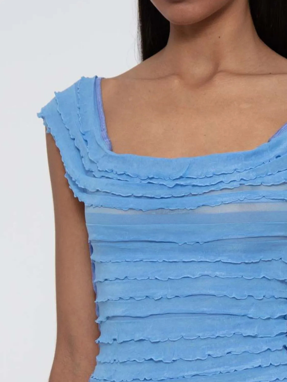Ruched Solid Tank