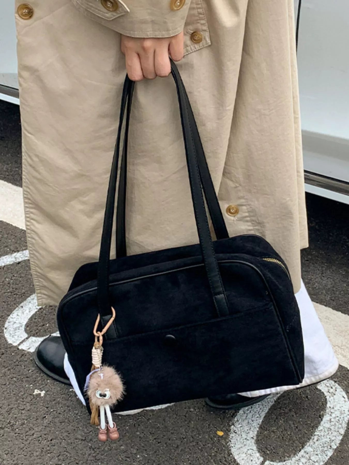 Vintage Handbag with Charm