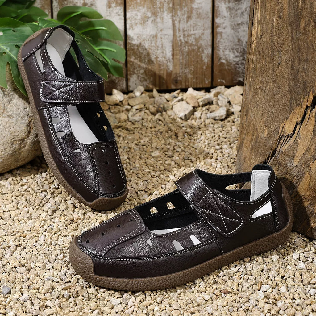Round Toe Platform Slip-Ons