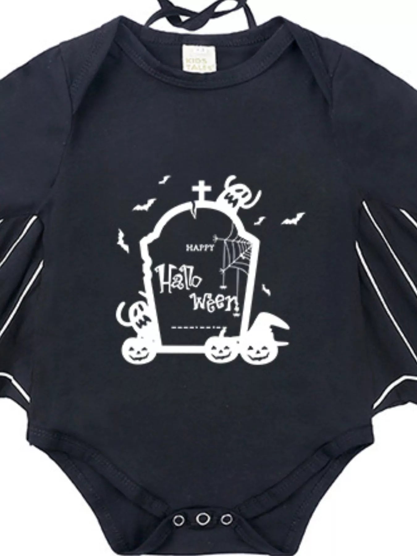 Children's Halloween Bat Bodysuit & Hat Costume Set