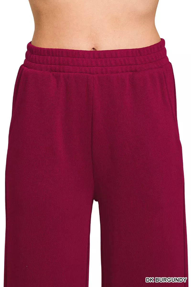 Zenana French Rib Pullover and Pants Set